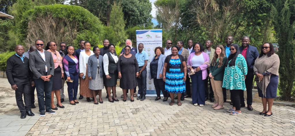 CAPEV team with partners in the field